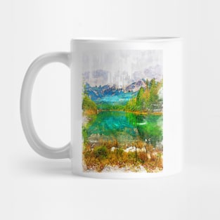 Abstract Scenic Lake Germany. For Nature Lovers. Mug